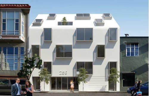 " Stanley Saitowitz has brought the flash to his newest design for 259 Clara Street in SoMa." - SF Curbed.